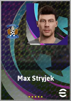 Max Stryjek eFootball 2026 player card, 71 OVR GK