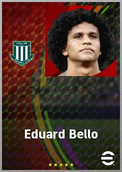 Eduard Bello eFootball 2026 player card, 73 OVR RMF