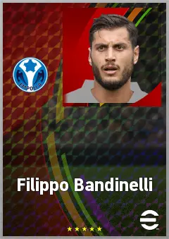 Filippo Bandinelli eFootball 2026 player card, 71 OVR CMF