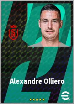 Alexandre Olliero eFootball 2026 player card, 68 OVR GK