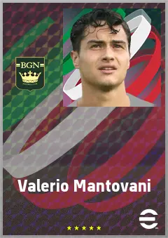 Valerio Mantovani eFootball 2026 player card, 71 OVR CB