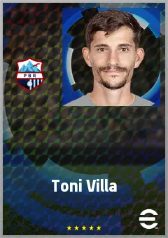 Toni Villa eFootball 2026 player card, 69 OVR LMF