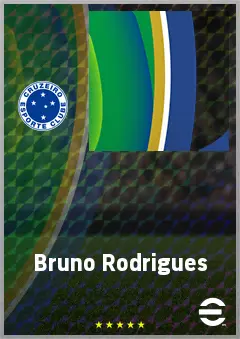 Bruno Rodrigues eFootball 2026 player card, 73 OVR LWF