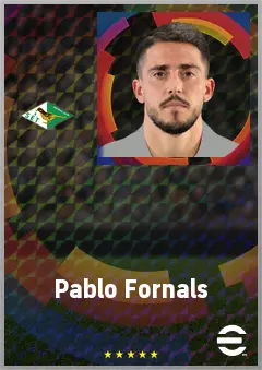 Pablo Fornals eFootball 2026 player card, 76 OVR AMF