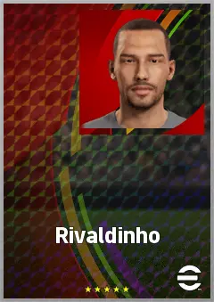 Rivaldinho eFootball 2026 player card, 63 OVR CF