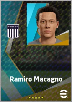 Ramiro Macagno eFootball 2026 player card, 71 OVR GK