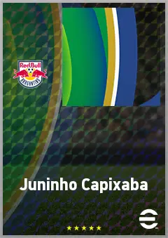 Juninho Capixaba eFootball 2026 player card, 75 OVR LB