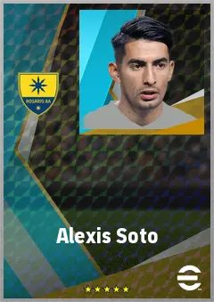 Alexis Soto eFootball 2026 player card, 73 OVR LB