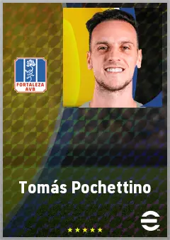 Tomás Pochettino eFootball 2026 player card, 73 OVR AMF