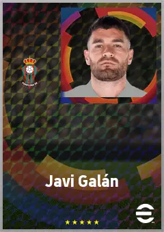 Javi Galán eFootball 2026 player card, 74 OVR LB