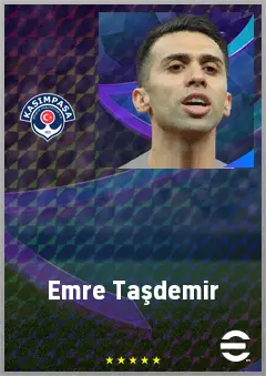 Emre Taşdemir eFootball 2026 player card, 68 OVR LB