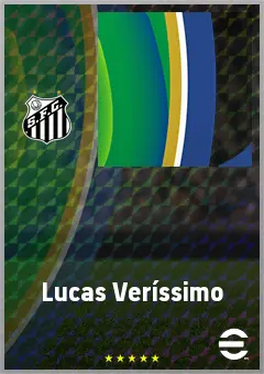 Lucas Veríssimo eFootball 2026 player card, 75 OVR CB