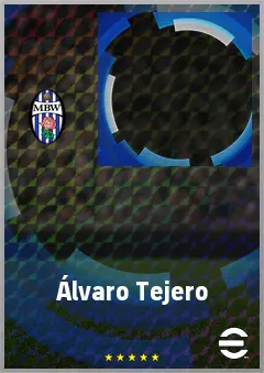 Álvaro Tejero eFootball 2026 player card, 72 OVR RB