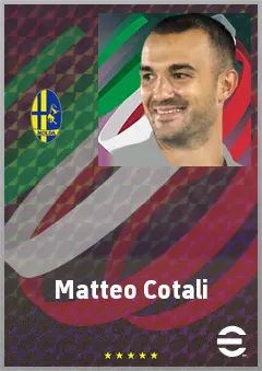 Matteo Cotali eFootball 2026 player card, 69 OVR LB