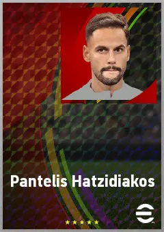 Pantelis Hatzidiakos eFootball 2026 player card, 73 OVR CB