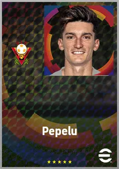 Pepelu eFootball 2026 player card, 77 OVR DMF