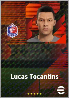 Lucas Tocantins eFootball 2026 player card, 67 OVR LWF