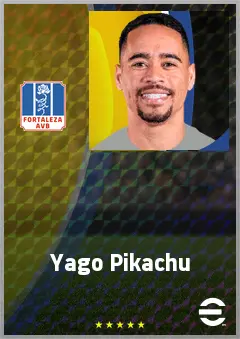 Yago Pikachu eFootball 2026 player card, 73 OVR RMF