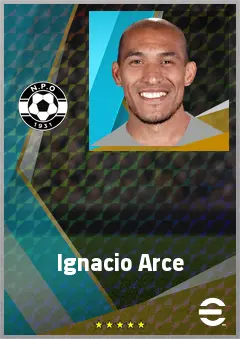 Ignacio Arce eFootball 2026 player card, 77 OVR GK