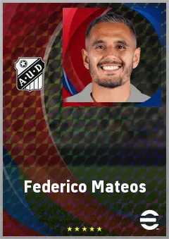 Federico Mateos eFootball 2026 player card, 71 OVR CMF