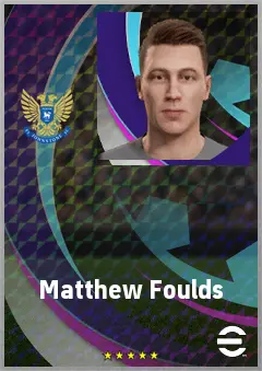 Matthew Foulds eFootball 2026 player card, 63 OVR LB