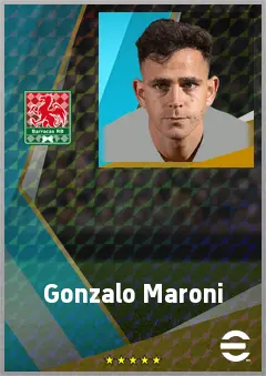 Gonzalo Maroni eFootball 2026 player card, 70 OVR AMF