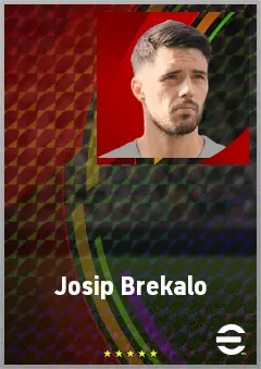 Josip Brekalo eFootball 2026 player card, 73 OVR LWF