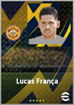 Lucas França eFootball 2026 player card, 75 OVR GK