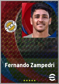 Fernando Zampedri eFootball 2026 player card, 73 OVR CF