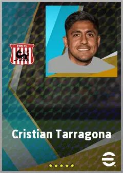 Cristian Tarragona eFootball 2026 player card, 75 OVR CF