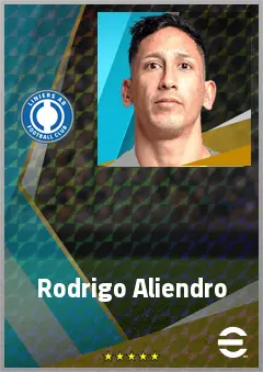 Rodrigo Aliendro eFootball 2026 player card, 73 OVR CMF