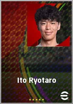 Ito Ryotaro eFootball 2026 player card, 73 OVR AMF