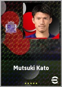 Kato Mutsuki eFootball 2026 player card, 71 OVR CF