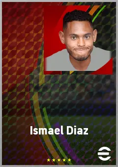 Ismael Diaz eFootball 2026 player card, 73 OVR LWF