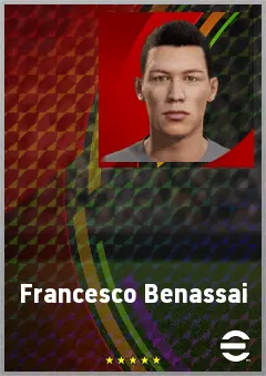 Francesco Benassai eFootball 2026 player card, 68 OVR CB