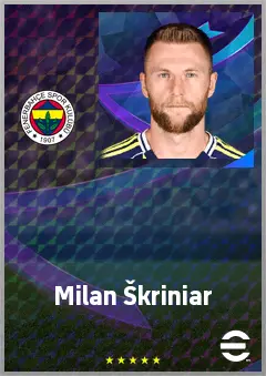 Milan Škriniar eFootball 2026 player card, 78 OVR CB