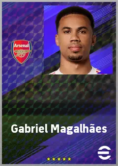 Gabriel Magalhães eFootball 2026 player card, 83 OVR CB