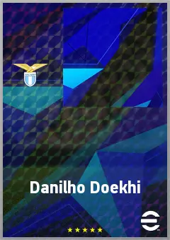 Danilho Doekhi eFootball 2026 player card, 74 OVR CB