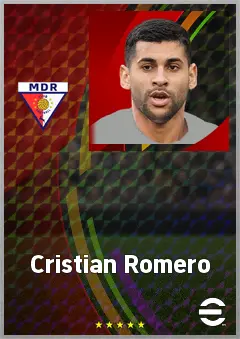 Cristian Romero eFootball 2026 player card, 79 OVR CB