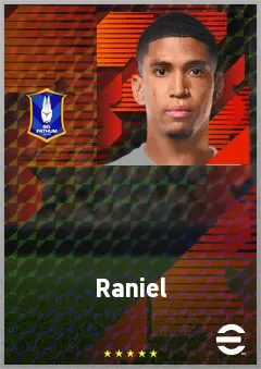 Raniel eFootball 2026 player card, 72 OVR CF