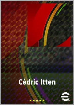 Cédric Itten eFootball 2026 player card, 72 OVR CF