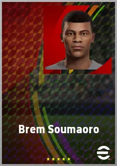 Brem Soumaoro eFootball 2026 player card, 69 OVR DMF