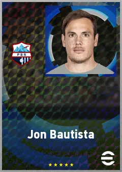 Jon Bautista eFootball 2026 player card, 71 OVR CF