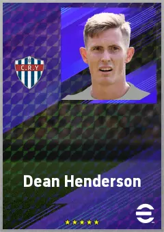 Dean Henderson eFootball 2026 player card, 78 OVR GK