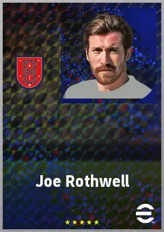 Joe Rothwell eFootball 2026 player card, 73 OVR CMF