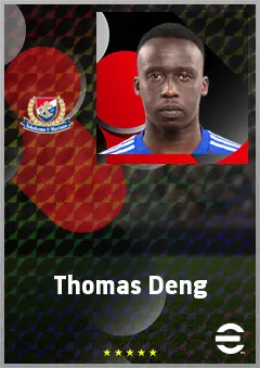 Thomas Deng eFootball 2026 player card, 70 OVR CB