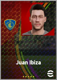 Juan Ibiza eFootball 2026 player card, 71 OVR CB