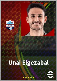 Unai Elgezabal eFootball 2026 player card, 71 OVR CB