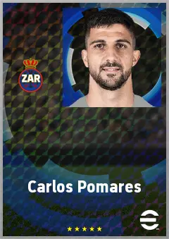 Carlos Pomares eFootball 2026 player card, 69 OVR LB