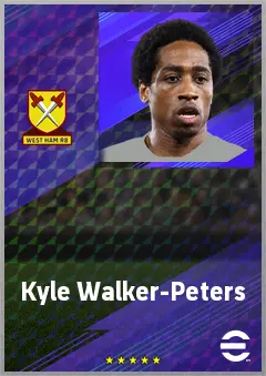 Kyle Walker-Peters eFootball 2026 player card, 73 OVR RB